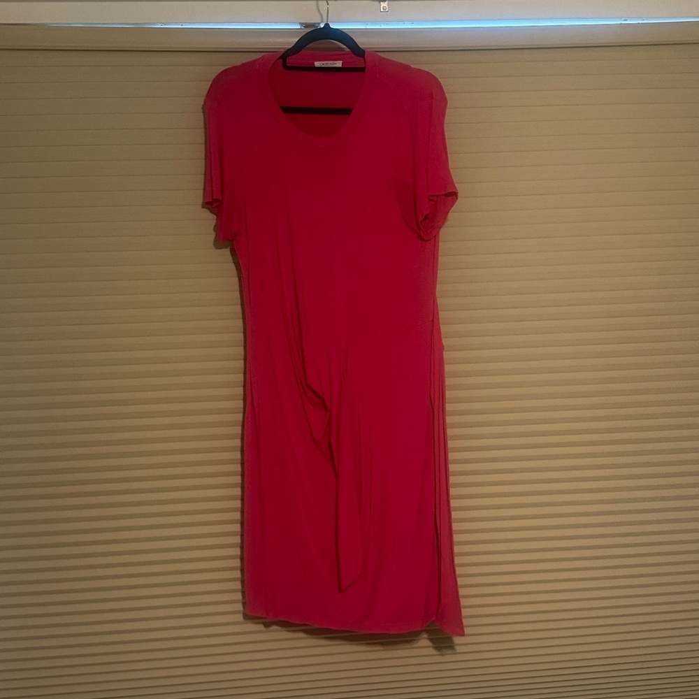 Calvin Klein Fuchsia Short Sleeve T-shirt dress size large